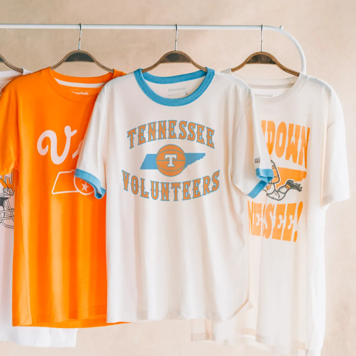 Tennessee Volunteers Basketball Ringer Tee
