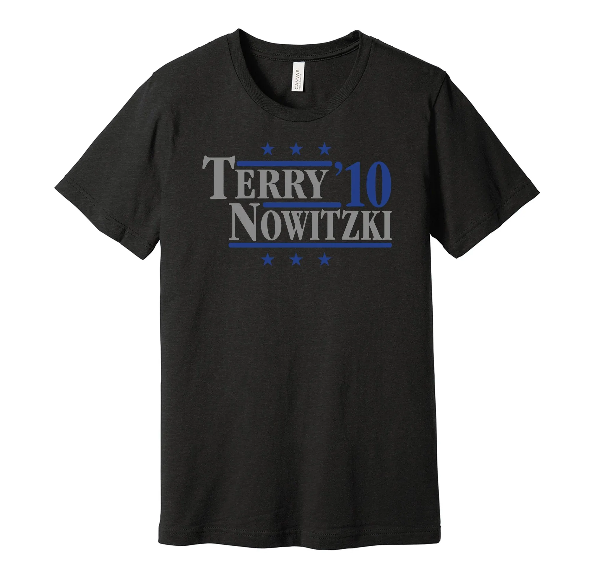 Terry & Nowitzki '10 - Dallas Basketball Legends Political Campaign Parody T-Shirt - Hyper Than Hype Shirts