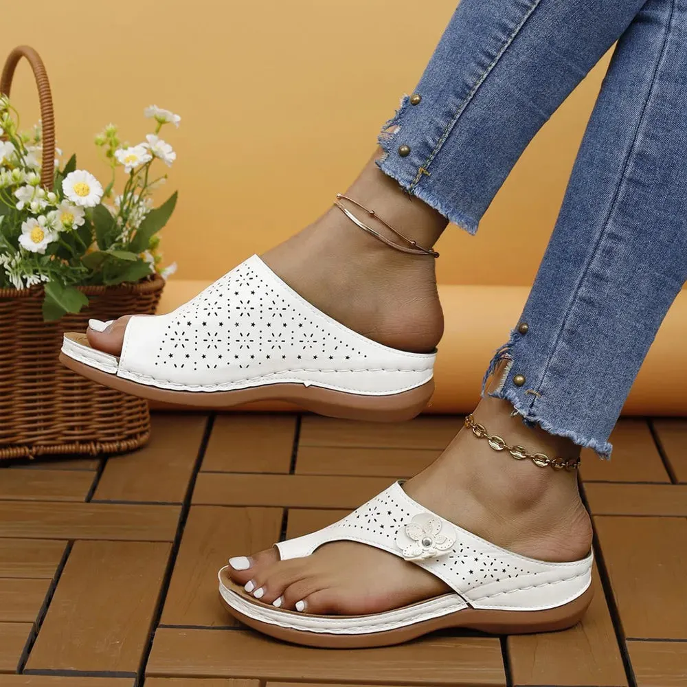 Toe Post Flats Sandals
