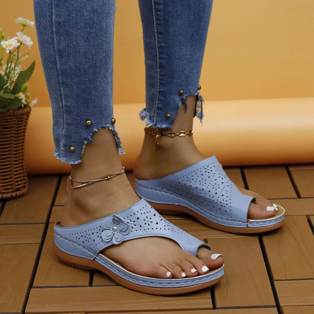 Toe Post Flats Sandals