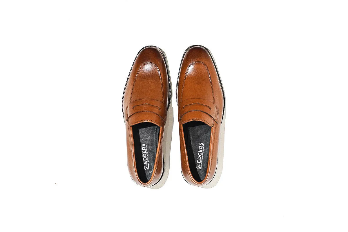 Trouville Tan Penny Loafers