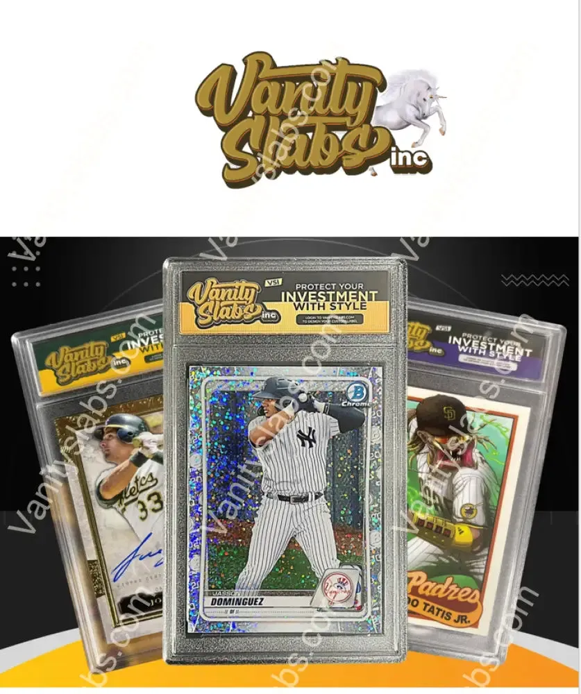 Vanity Slabs 35pt Holder for Standard Size Trading Cards for Baseball Football Hockey Basketball Cards