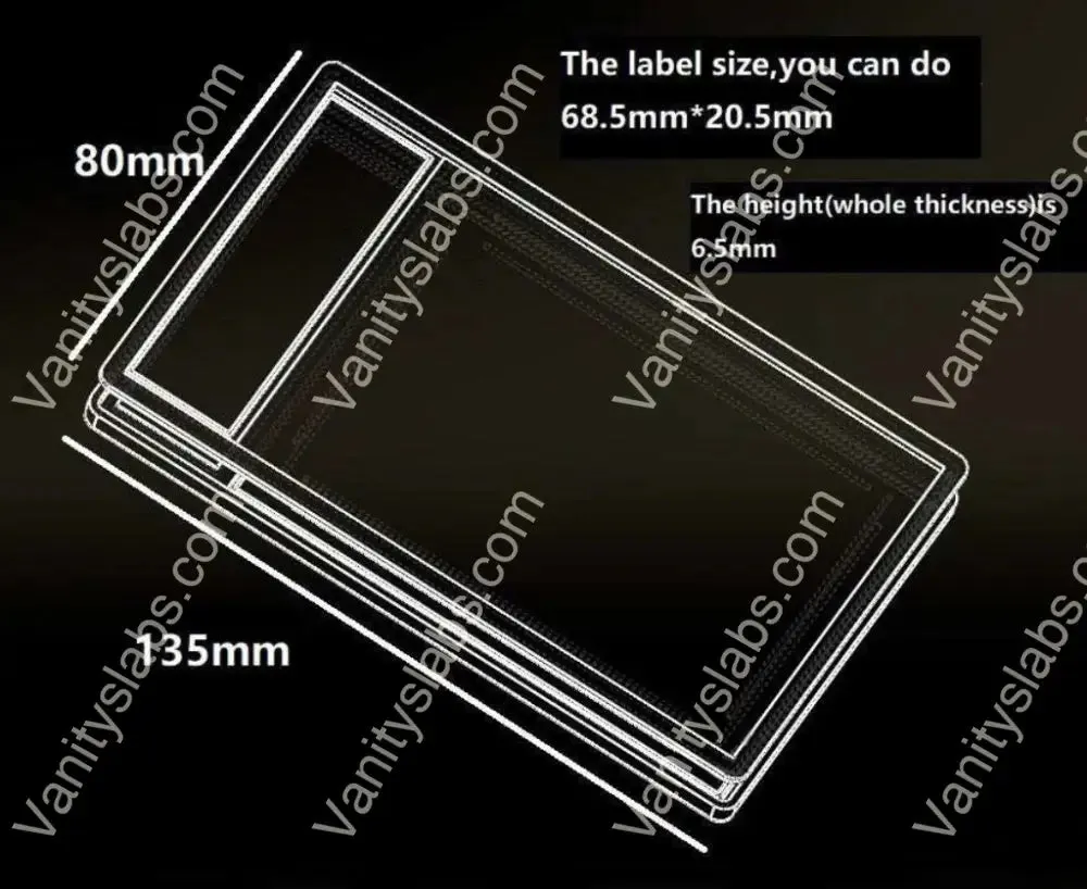 Vanity Slabs 35pt Holder for Standard Size Trading Cards for Baseball Football Hockey Basketball Cards