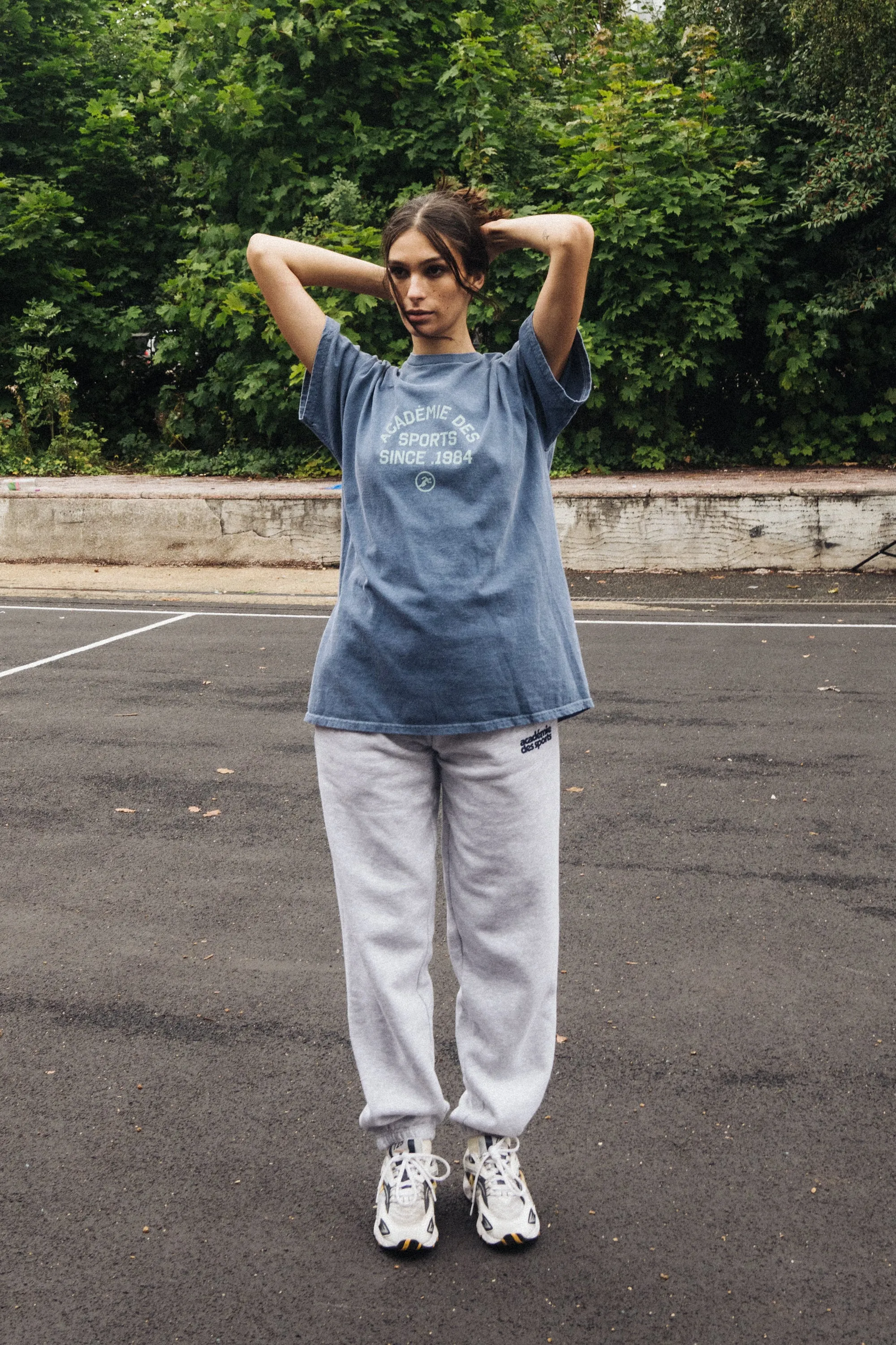Vice 84 'Académie Des Sports' Vintage Washed Tee - Denim