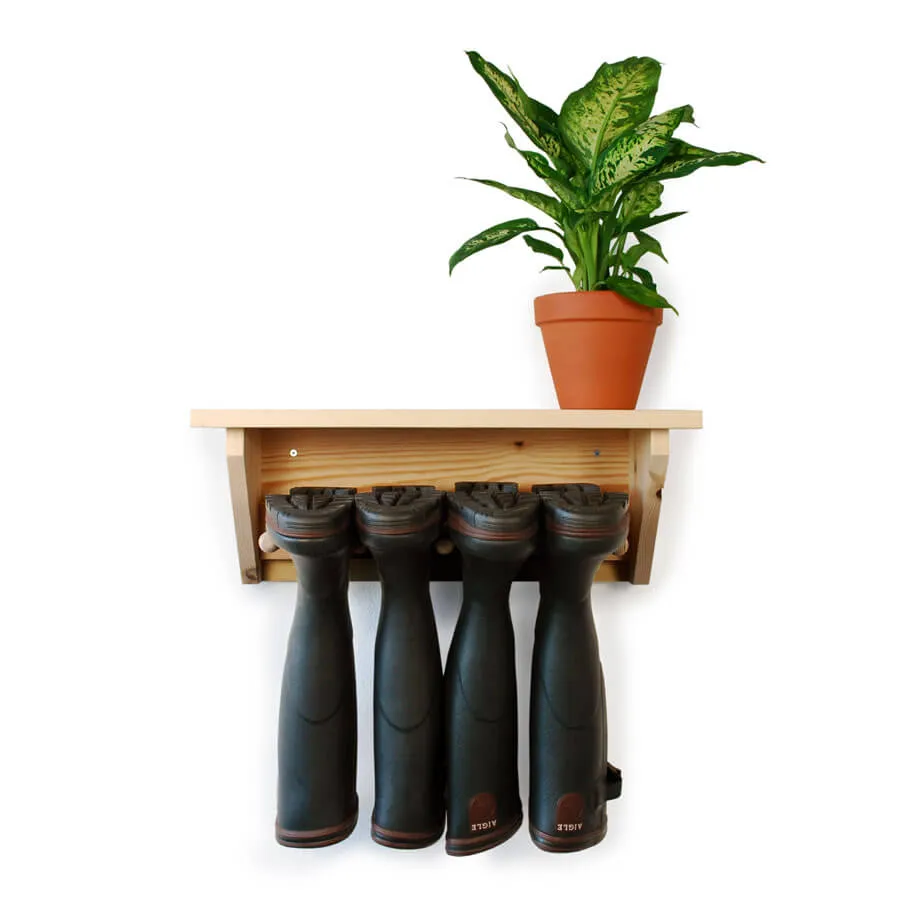 Wall Hanging Welly Rack (2 pair)