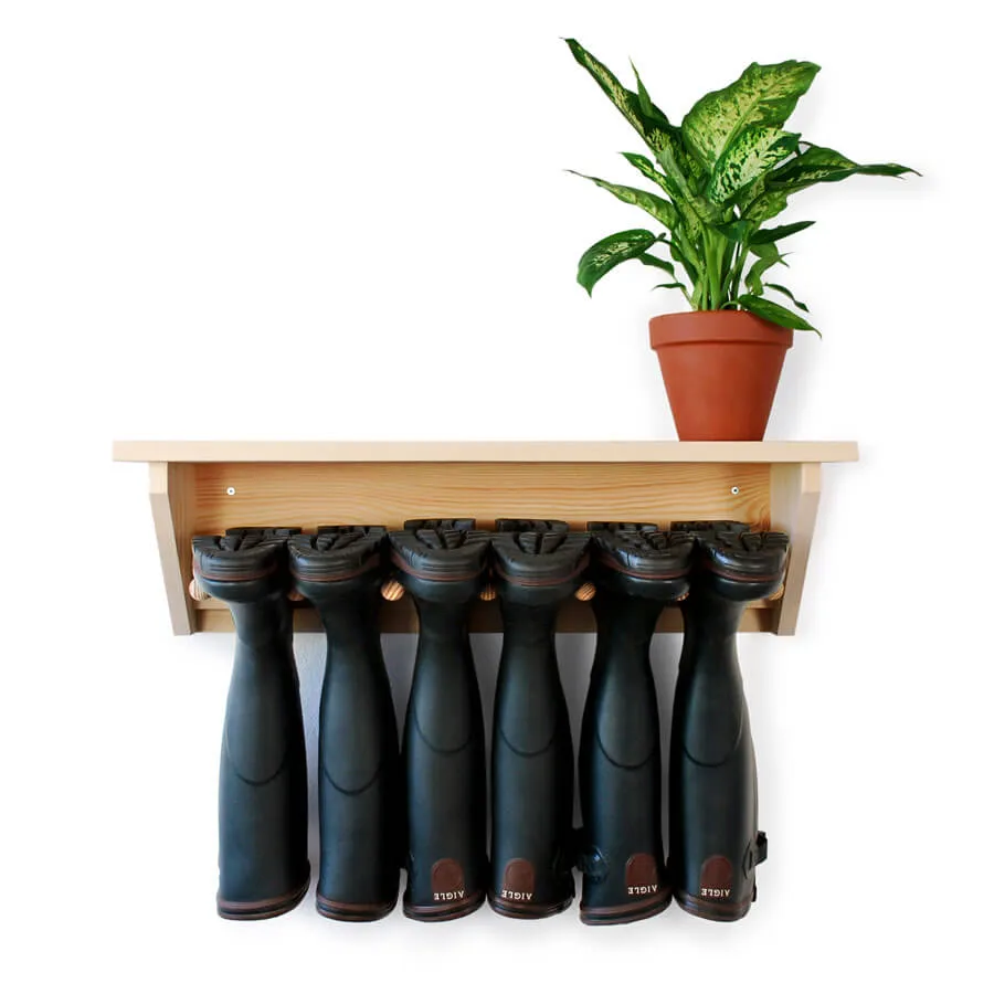 Wall Hanging Welly Rack (3 pair)