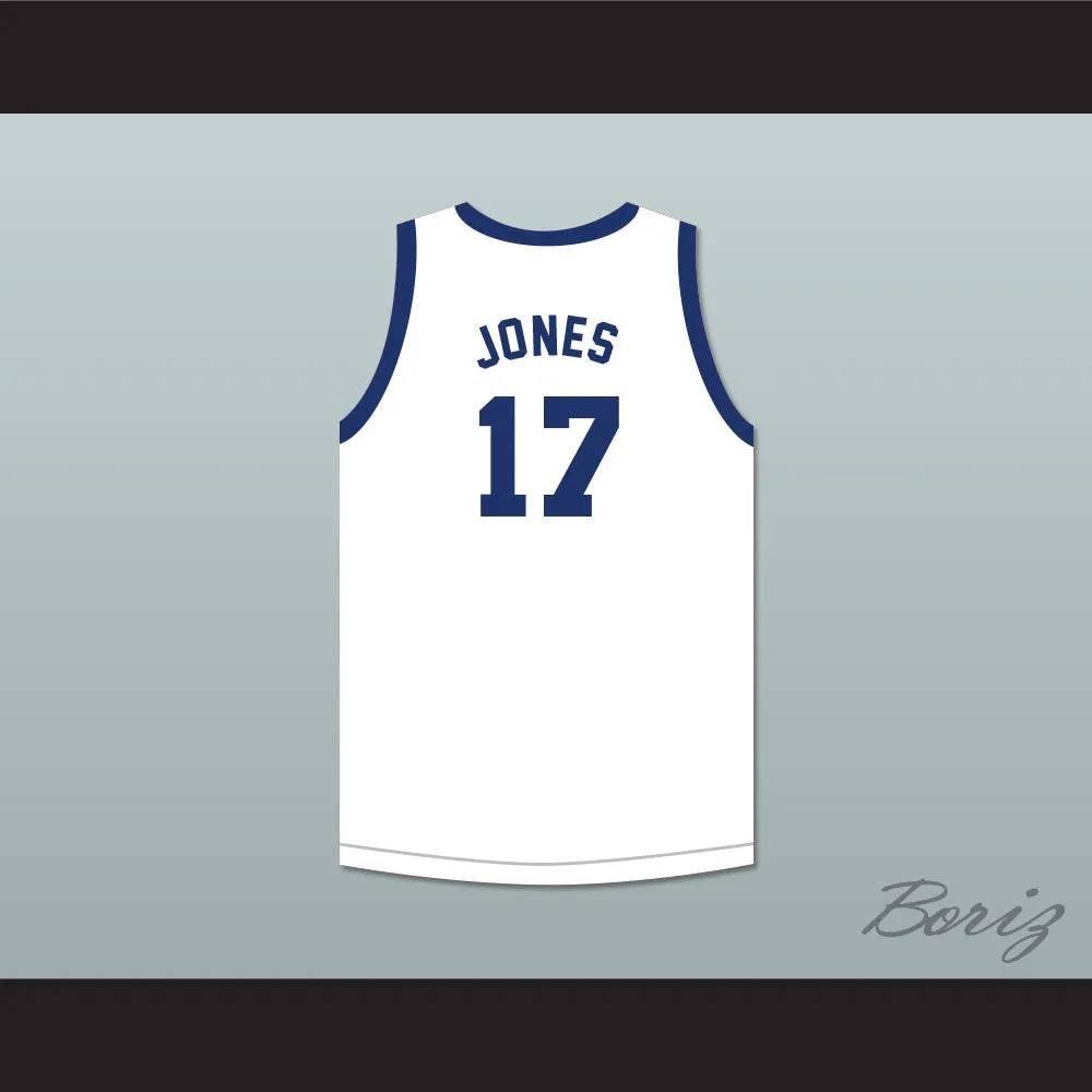 Wallace Jones 17 Indianapolis Olympians Retro White Basketball Jersey