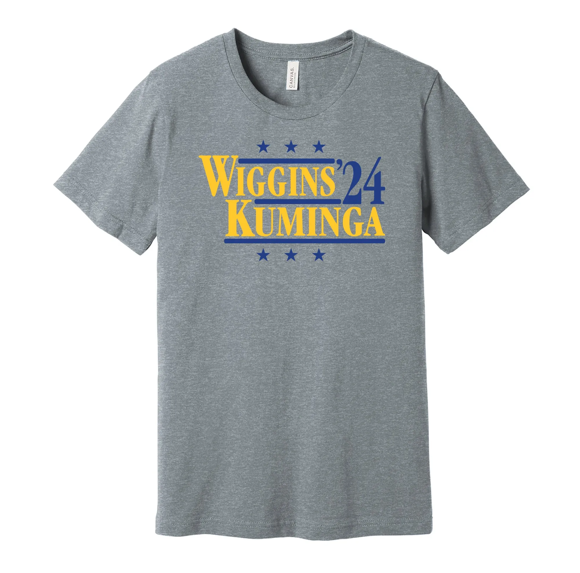 Wiggins & Kuminga '24 - Golden State Basketball Political Campaign Parody T-Shirt - Hyper Than Hype Shirts