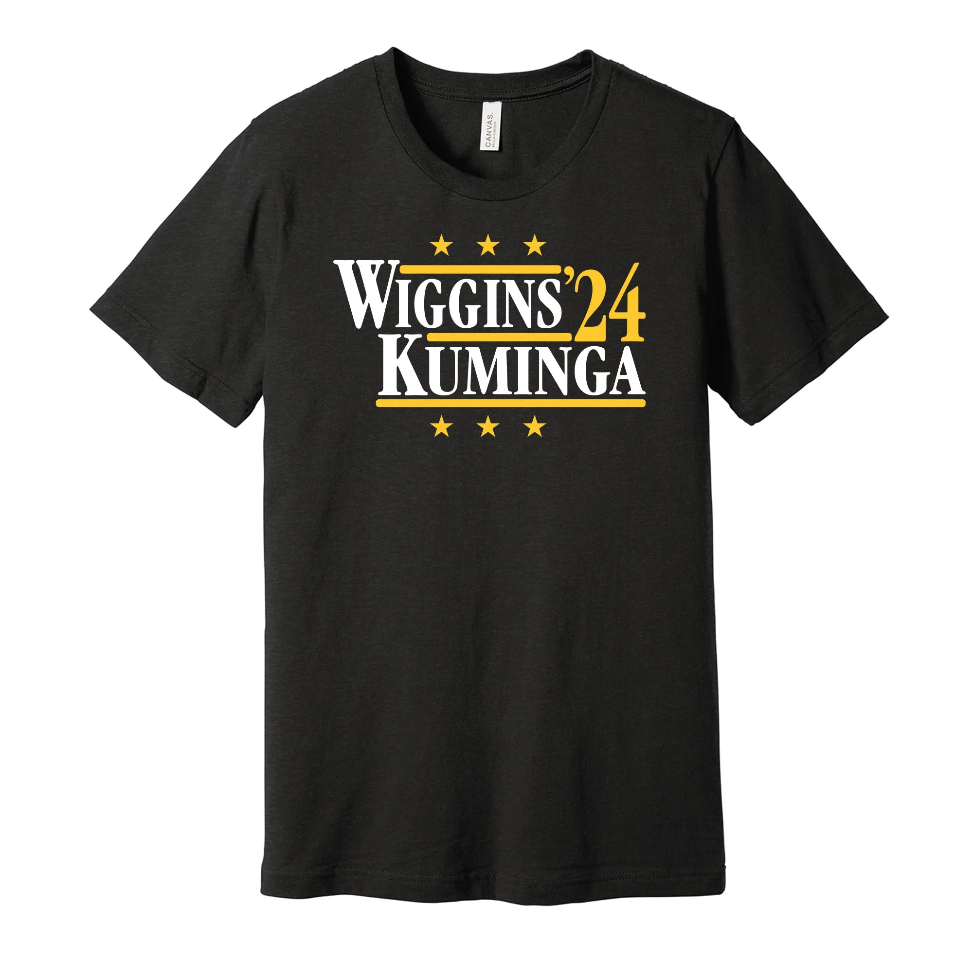 Wiggins & Kuminga '24 - Golden State Basketball Political Campaign Parody T-Shirt - Hyper Than Hype Shirts