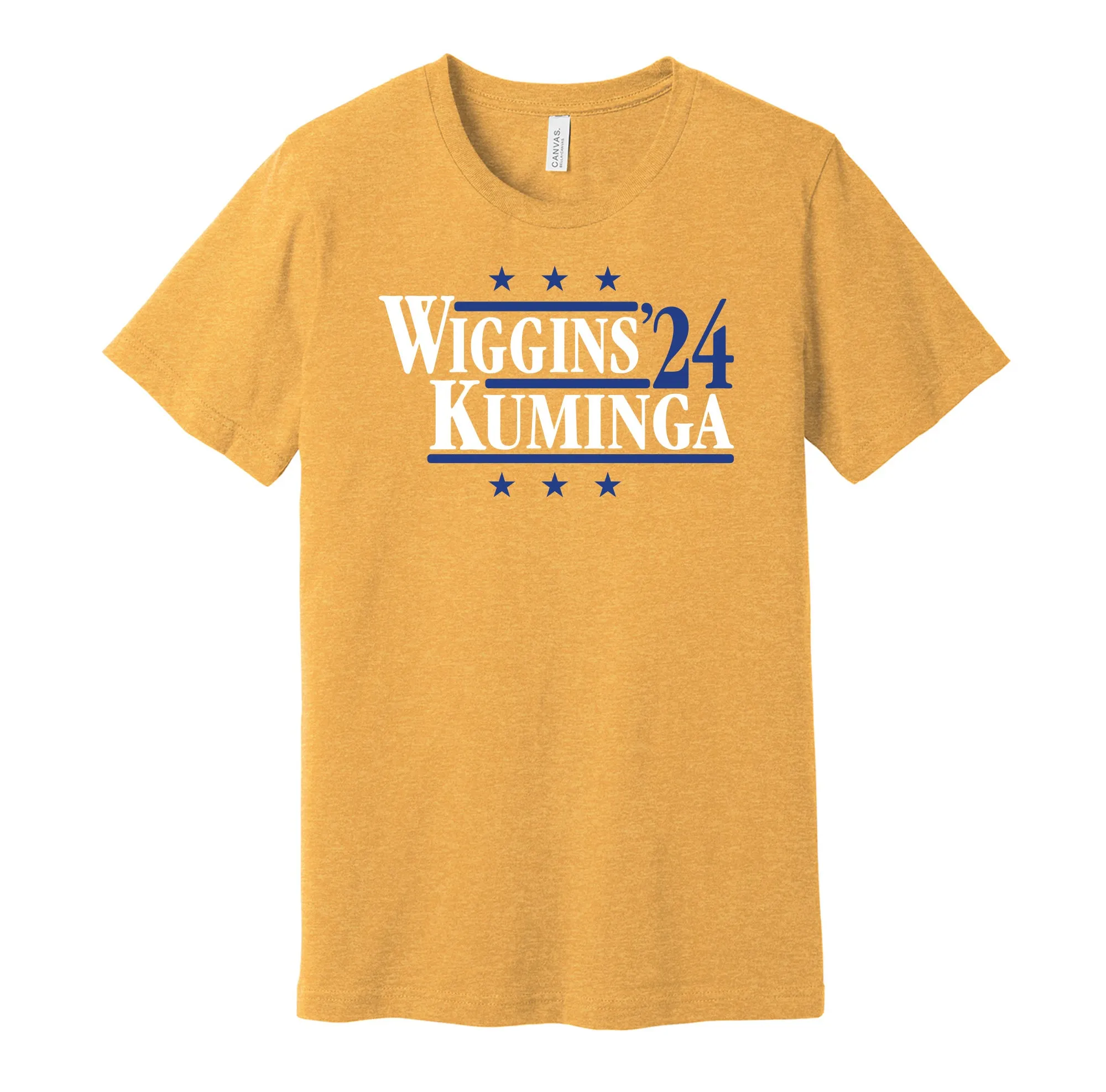 Wiggins & Kuminga '24 - Golden State Basketball Political Campaign Parody T-Shirt - Hyper Than Hype Shirts