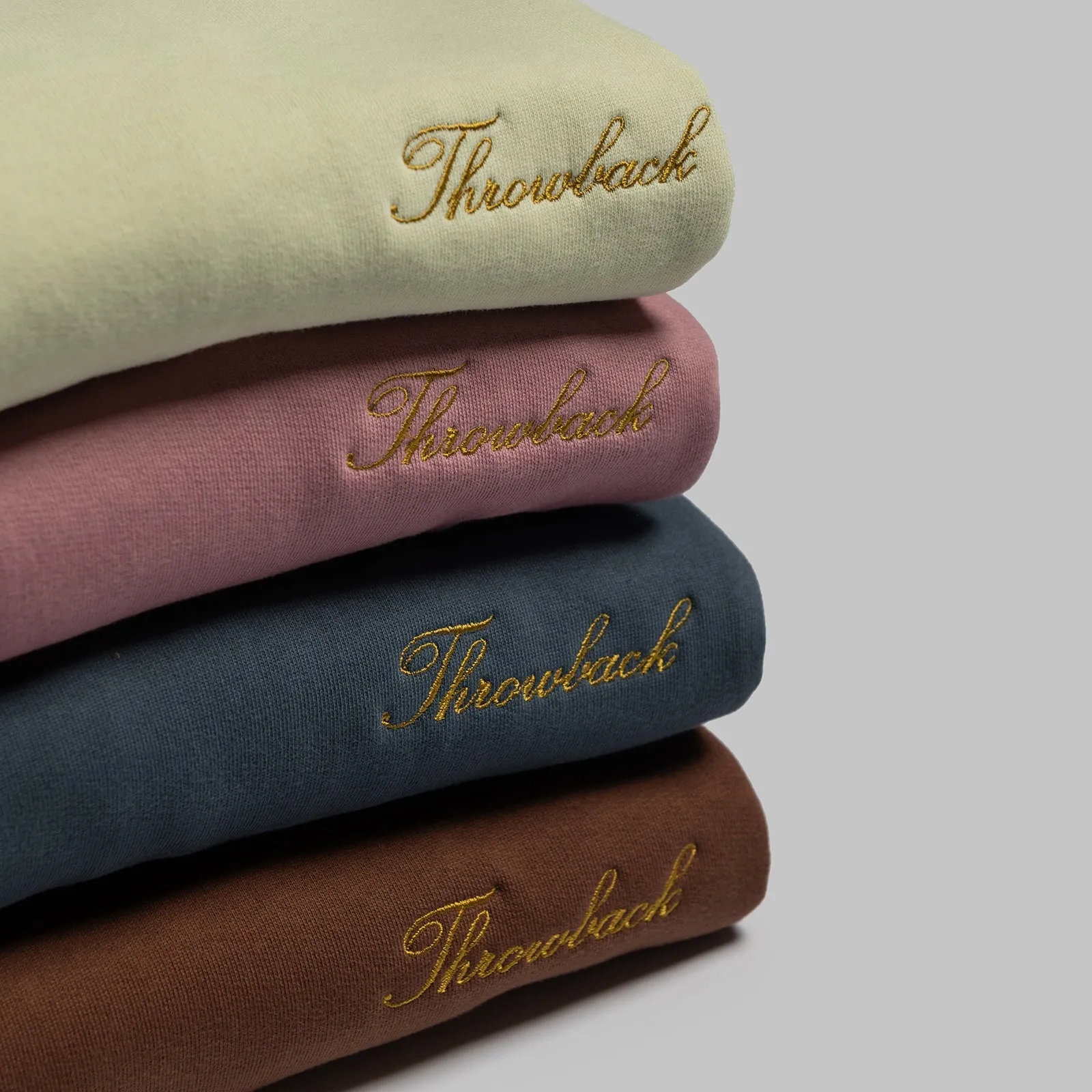 Winter Script '23 Oversized Crew - Washed Coffee