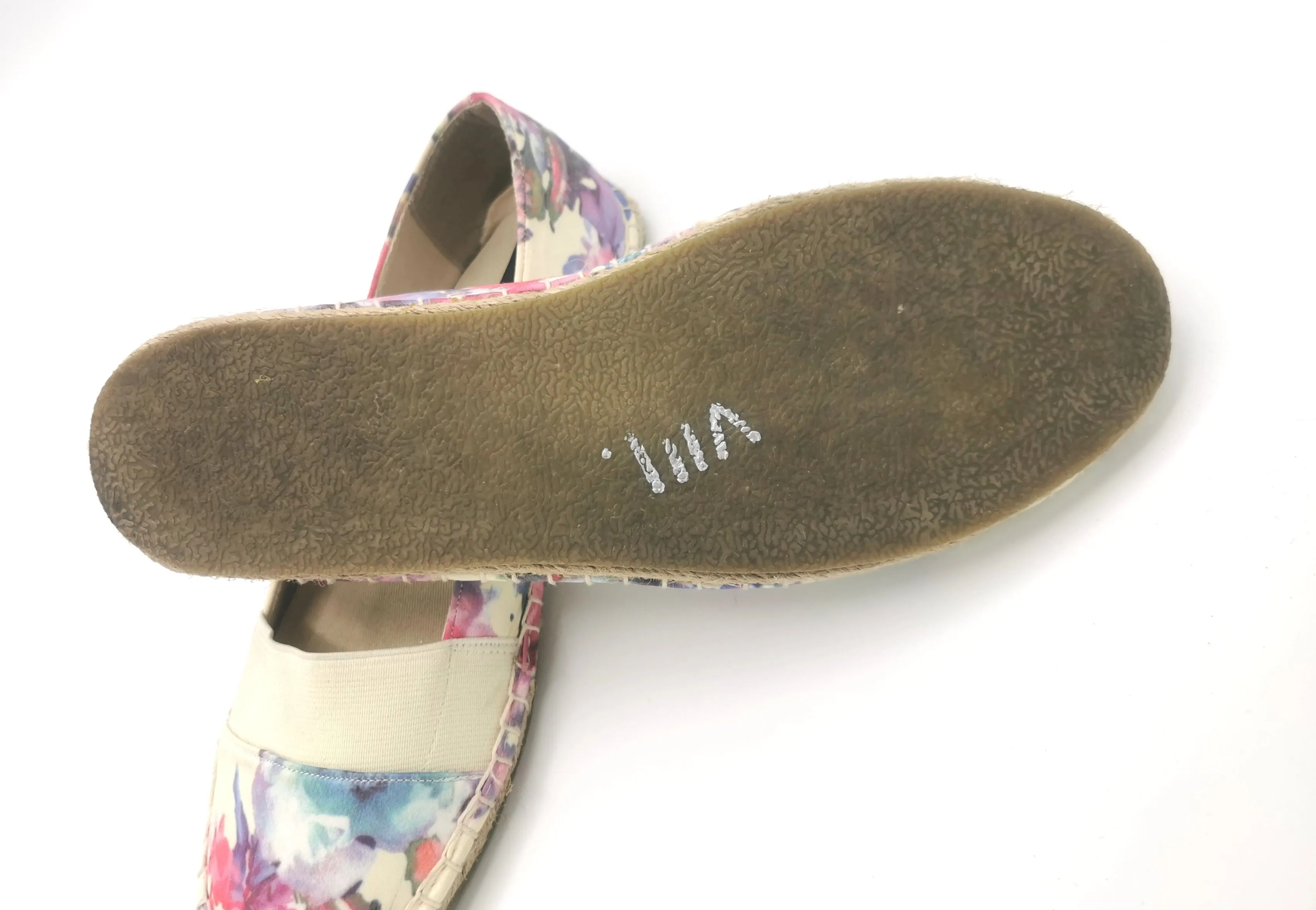 WOMENS SIZE 8 - JEANNE BEKER, Floral Boho Ballet Flats VGUC B9