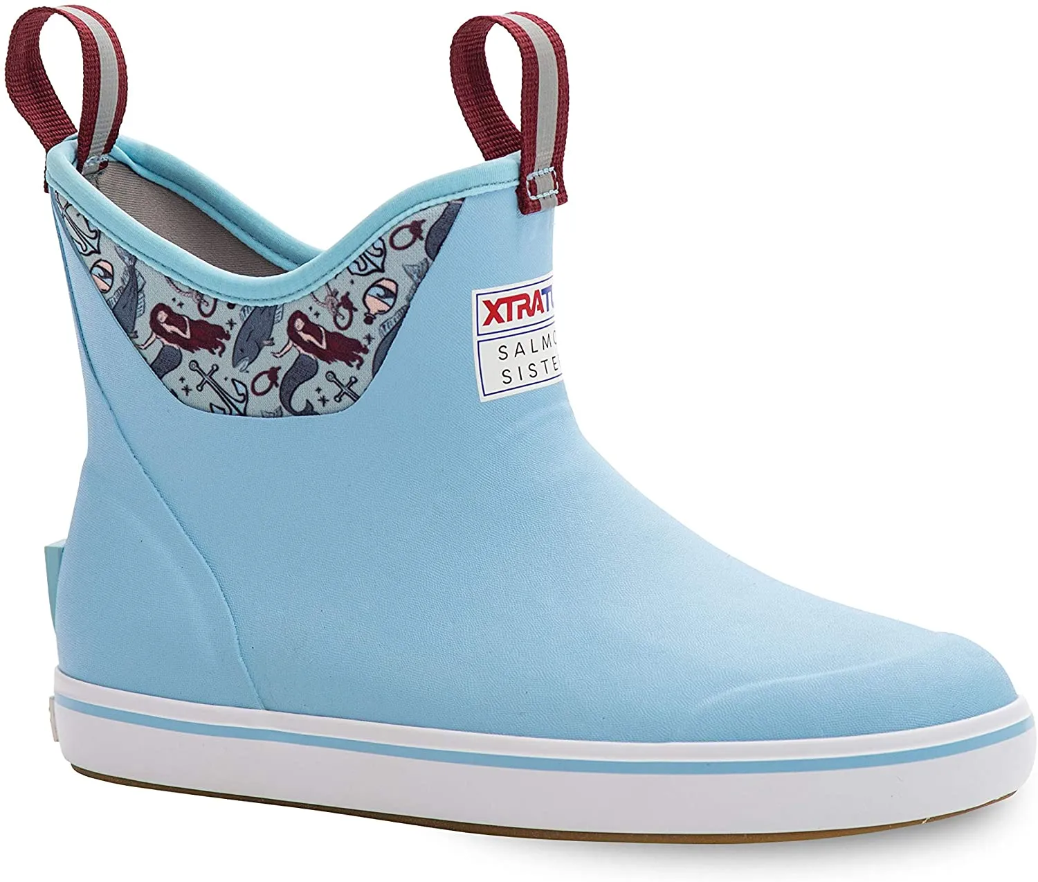 XWAB-2BM Salmon Sister's 6" Ankle Deck Boot
