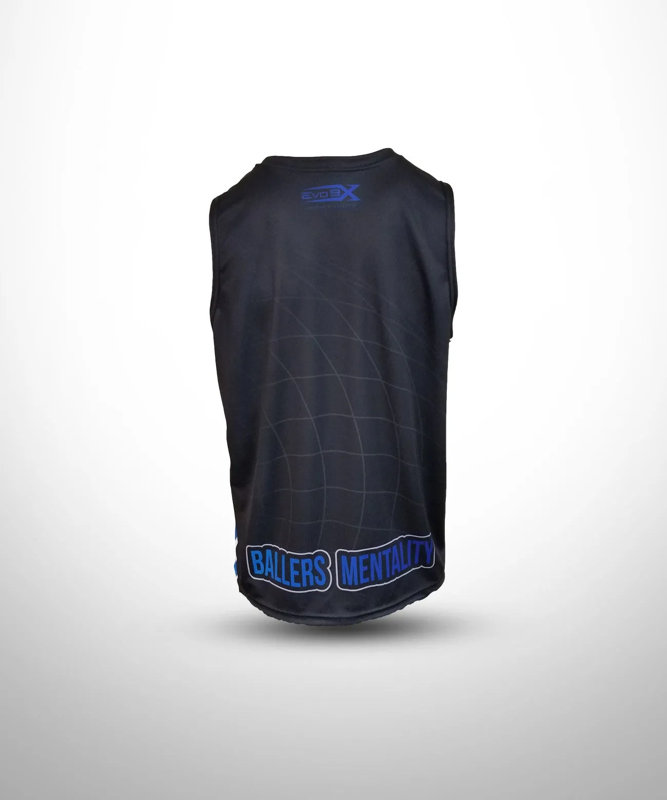 YOUNG WORLD BALLERS Full Dye Sublimated Sleeveless Muscle Top - Black